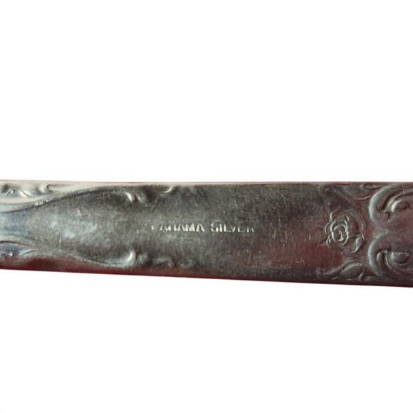 Panama Silver PAV1 Silverplate Forks Lot of 5 Vintage Ornate Scroll 7½” Flatware - Picture 3 of 7